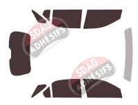 Kit film teinté Chevrolet Equinox (2) 5 portes (2010 - 2017)
