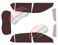 Kit film teinté Chevrolet Groove (1) 5 portes (depuis 2022) Kit film teinté Chevrolet Groove (1) 5 portes (depuis 2022)