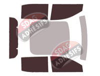 Kit film teinté Gmc Sierra (5) EV Pick-up 4 portes (depuis 2023)