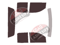 Kit film teinté Gmc Sierra (4) Double Cabine Pick-up 4 portes (2013 - 2018)