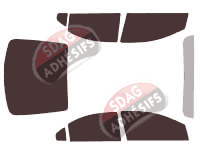 Kit film teinté Chevrolet Sonic Berline 4 portes (2011 - 2020)