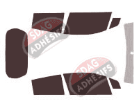 Kit film teinté Chevrolet Spark 5 portes (2010 - 2020)