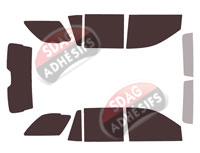 Kit film teinté Gmc Yukon (5) 5 portes (depuis 2020)