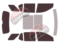 Kit film teinté Chevrolet Traverse (1) 5 portes (2017 - 2024) Kit film teinté Chevrolet Traverse (1) 5 portes (2017 - 2024)