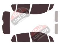 Kit film teinté Chevrolet Trax 5 portes (2013 - 2023) Kit film teinté Chevrolet Trax 5 portes (2013 - 2023)