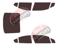 Kit film teinté Chevrolet Volt (1) 5 portes (2011 - 2016)