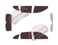 Kit film teinté Holden Captiva 5 portes (2005 - 2018) Kit film teinté Holden Captiva 5 portes (2005 - 2018)