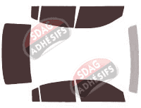 Kit film teinté Chrysler 200 (1) Berline 4 portes (2007 - 2014)