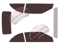 Kit film teinté Chrysler 200 (1) Cabriolet 2 portes (2009 - 2014)