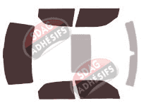 Kit film teinté Chrysler 300 C Berline 4 portes (2005 - 2011)