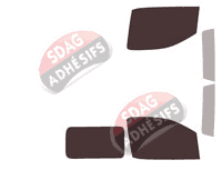 Kit film teinté Toyota ProAce (2) Compact Utilitaire 4/5 portes (depuis 2016)