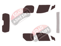 Kit film teinté Citroën Berlingo (2) Utilitaire 4 portes (2008 - 2018) Kit film teinté Citroën Berlingo (2) Utilitaire 4 portes (2008 - 2018)