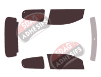 Kit film teinté Citroën C1 (2) 5 portes (2014 - 2022)