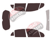 Kit film teinté Citroën C3 (2) 5 portes (2009 - 2016) Kit film teinté Citroën C3 (2) 5 portes (2009 - 2016)