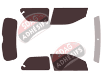 Kit film teinté Citroën Cactus (1) 5 portes (2014 - 2018)
