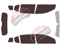 Kit film teinté Citroën C5 Air Cross (1) 5 portes (depuis 2018)