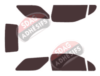 Kit film teinté Ds DS3 (1) Cabriolet 2 portes (2013 - 2019) Kit film teinté Ds DS3 (1) Cabriolet 2 portes (2013 - 2019)