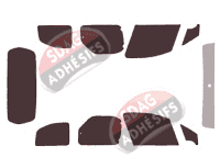 Kit film teinté Peugeot Partner (2) 4 portes (2008 - 2018) Kit film teinté Peugeot Partner (2) 4 portes (2008 - 2018)