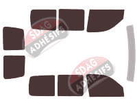 Kit film teinté Citroën Berlingo (1) 4 portes (1996 - 2008) Kit film teinté Citroën Berlingo (1) 4 portes (1996 - 2008)