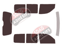 Kit film teinté Peugeot Partner (1) 3 portes (1996 - 2008) Kit film teinté Peugeot Partner (1) 3 portes (1996 - 2008)