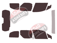 Kit film teinté Peugeot Partner (2) 5 portes (2008 - 2018) Kit film teinté Peugeot Partner (2) 5 portes (2008 - 2018)