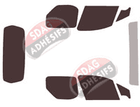 Kit film teinté Peugeot Partner (2) Utilitaire 3 portes (2008 - 2018) Kit film teinté Peugeot Partner (2) Utilitaire 3 portes (2008 - 2018)