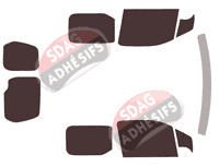 Kit film teinté Peugeot Partner (3) Utilitaire 6 portes (depuis 2018) Kit film teinté Peugeot Partner (3) Utilitaire 6 portes (depuis 2018)