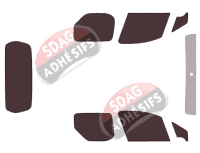 Kit film teinté Peugeot Partner (2) Utilitaire 4 portes (2008 - 2018) Kit film teinté Peugeot Partner (2) Utilitaire 4 portes (2008 - 2018)