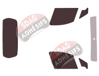Kit film teinté Citroën Berlingo (2) Utilitaire 3 portes (2008 - 2018) Kit film teinté Citroën Berlingo (2) Utilitaire 3 portes (2008 - 2018)