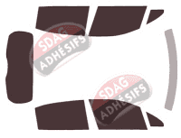 Kit film teinté Citroën C3 (3) 5 portes (2016 - 2024) Kit film teinté Citroën C3 (3) 5 portes (2016 - 2024)