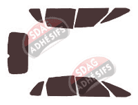 Kit film teinté Citroën C4 (1) Picasso 5 portes (2006 - 2013) Kit film teinté Citroën C4 (1) Picasso 5 portes (2006 - 2013)