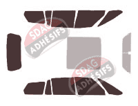 Kit film teinté Citroën Grand C4 (1) Picasso 5 portes (2006 - 2013) Kit film teinté Citroën Grand C4 (1) Picasso 5 portes (2006 - 2013)