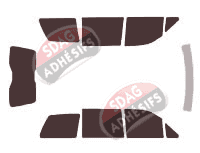 Kit film teinté Lancia Zeta 5 portes (1995 - 2002)