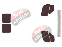 Kit film teinté Fiat Ducato (2) Utilitaire 4 portes (depuis 2006)
