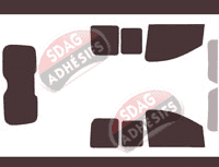 Kit film teinté Toyota ProAce (1) Utilitaire 5/6 portes (2007 - 2017)