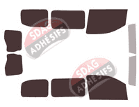 Kit film teinté Toyota ProAce (2) Compact 5/6 portes (depuis 2016)