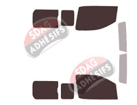Kit film teinté Toyota ProAce (2) Standard / Long Utilitaire 5/6 portes (depuis 2016)