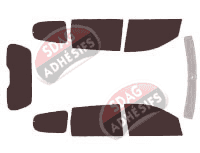 Kit film teinté Renault Lodgy 5 portes (2012 - 2022)