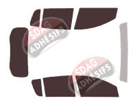 Kit film teinté Dacia Sandero (2) Stepway 5 portes (2013 - 2020) Kit film teinté Dacia Sandero (2) Stepway 5 portes (2013 - 2020)