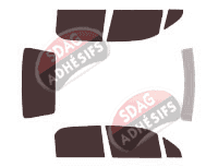 Kit film teinté Daewoo Matiz 5 portes (1999 - 2004)