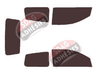Kit film teinté Daihatsu Charade (2) 3 portes (2003 - 2008)