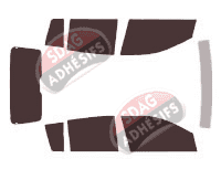 Kit film teinté Daihatsu Cuore (6) 5 portes (2003 - 2008)