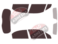 Kit film teinté Fiat 500 (1) X 5 portes (depuis 2015)