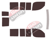 Kit film teinté Fiat Doblo (1) 5 portes (2001 - 2009) Kit film teinté Fiat Doblo (1) 5 portes (2001 - 2009)