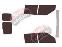 Kit film teinté Fiat Doblo (2) Utilitaire 5/6 portes (2009 - 2022) Kit film teinté Fiat Doblo (2) Utilitaire 5/6 portes (2009 - 2022)