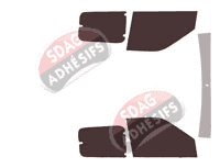 Kit film teinté Fiat Doblo (2) Utilitaire 4/5/6 portes (2009 - 2022)