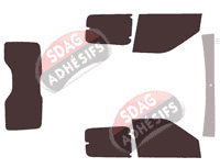 Kit film teinté Fiat Doblo (2) Utilitaire 4/5 portes (2009 - 2022)