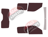 Kit film teinté Fiat Doblo (2) Utilitaire 4-5 portes (2010 - 2022)