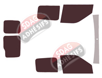 Kit film teinté Fiat Doblo (2) Utilitaire 5-6 portes (2010 - 2022) Kit film teinté Fiat Doblo (2) Utilitaire 5-6 portes (2010 - 2022)