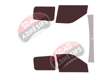 Kit film teinté Fiat Doblo 2 Utilitaire 4/5/6 portes (2010 - 2020) Kit film teinté Fiat Doblo 2 Utilitaire 4/5/6 portes (2010 - 2020)